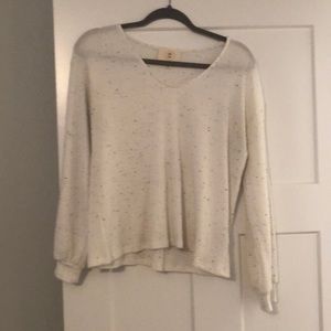 Anthropologie Ella Mara white top